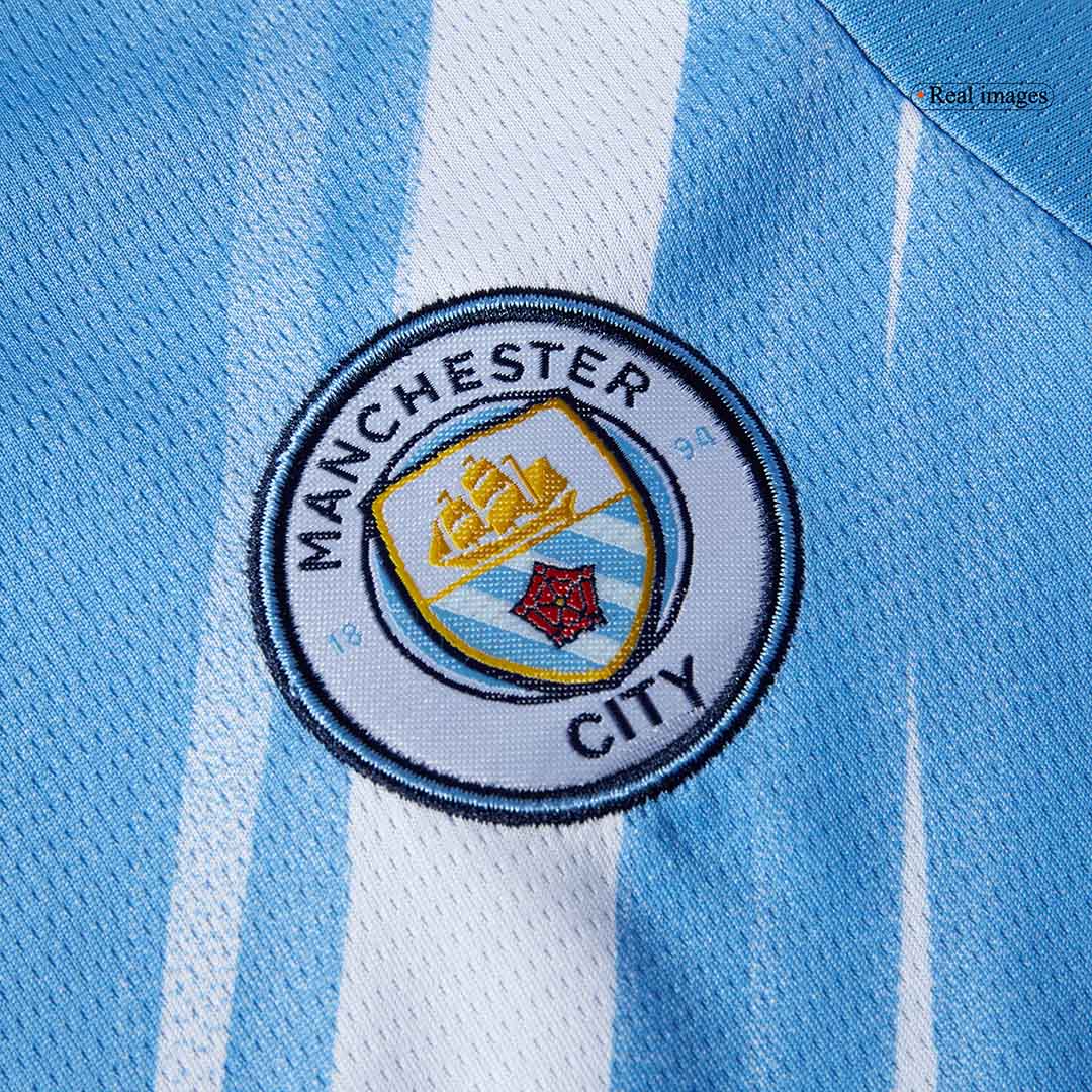 Manchester City Kids Home Soccer Full Set 2025/26 Blue