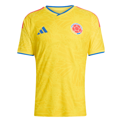 Colombia Mens Home Soccer Jersey World Cup 2026 Yellow - Player Version