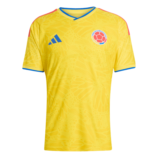Colombia Mens Home Soccer Jersey World Cup 2026 Yellow - Player Version