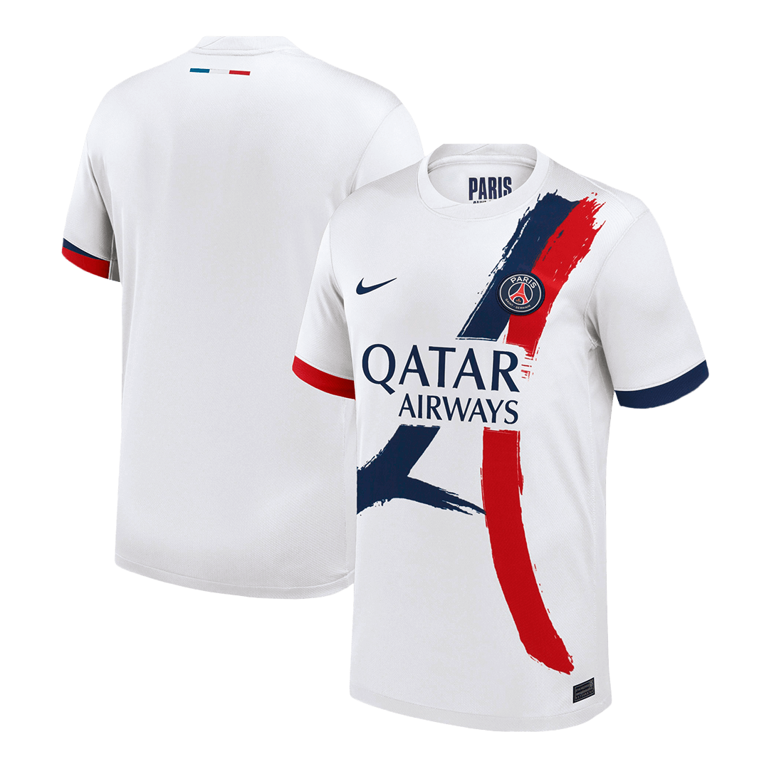 PSG Mens Away Soccer Jersey 2025/26 White