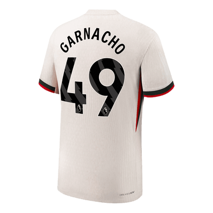 GARNACHO #49 Chelsea Mens Away Soccer Jersey 2025/26 White - Player Version