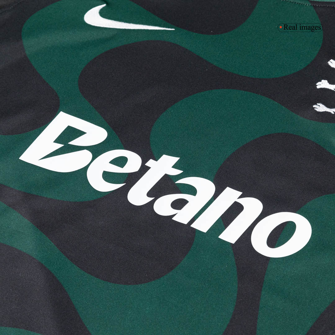 Sporting CP Mens Soccer Jersey 2025/26 Black