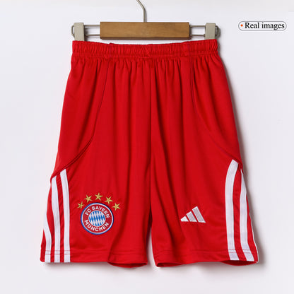 Bayern Munich Kids Home Soccer Kit 2025/26 Red