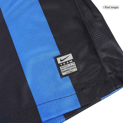 Retro Inter Milan Mens Home Soccer Jersey UCL Final UCL 2009/10 Black&Blue