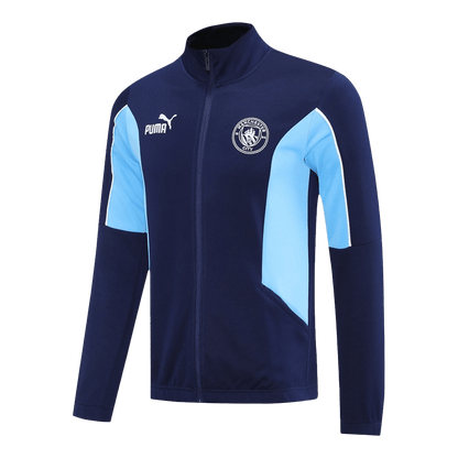 Manchester City Mens Training Tracksuit Kit 2025/26 Navy
