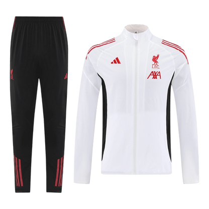 Liverpool Mens Training Tracksuit Kit 2025/26 White