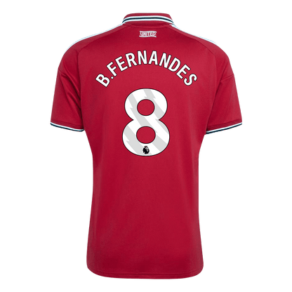 B.FERNANDES #8 Manchester United Mens Home Soccer Jersey 2026/27 Red