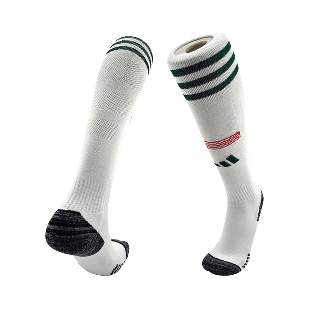 Bayern Munich Kids Away Soccer Socks 2025/26 White [PREMIUM]