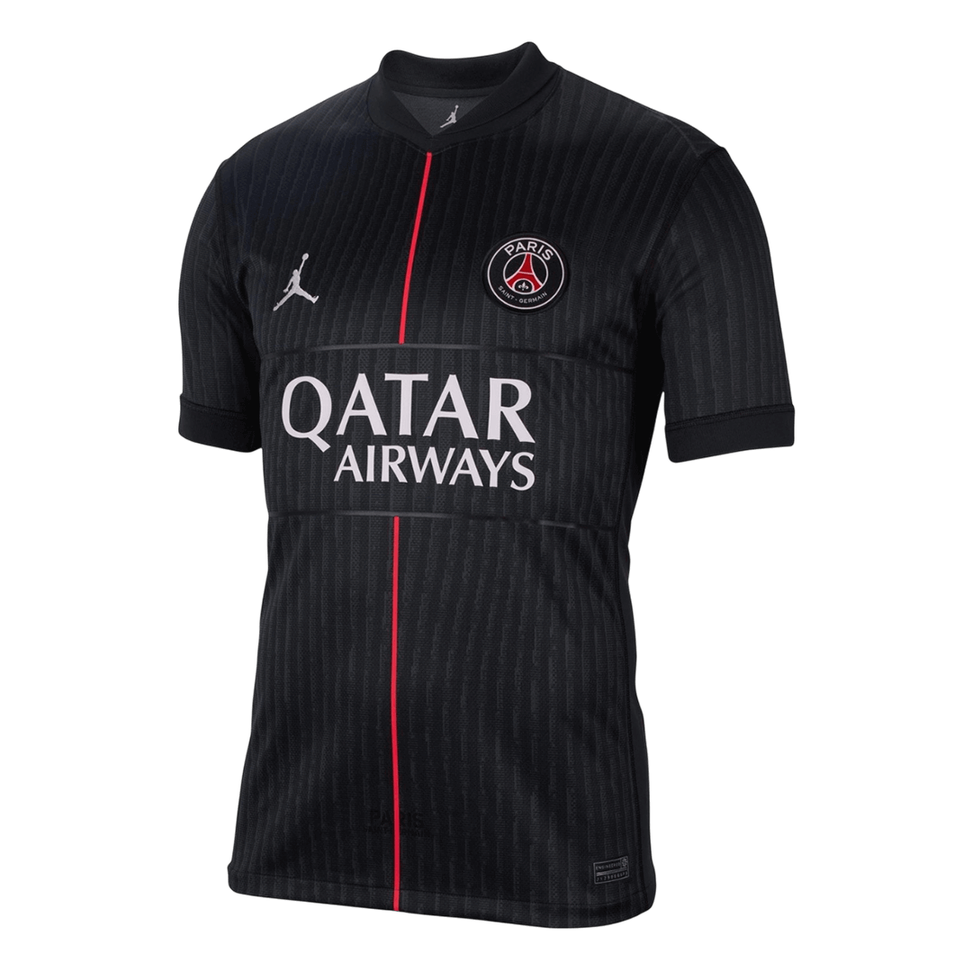 PSG Mens Fourth Away Soccer Jersey 2025/26 Black