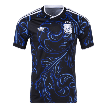 Argentina Mens Away Soccer Jersey World Cup 2026 Black