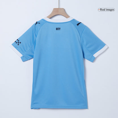 Manchester City Kids Home Soccer Kit 2025/26 Blue