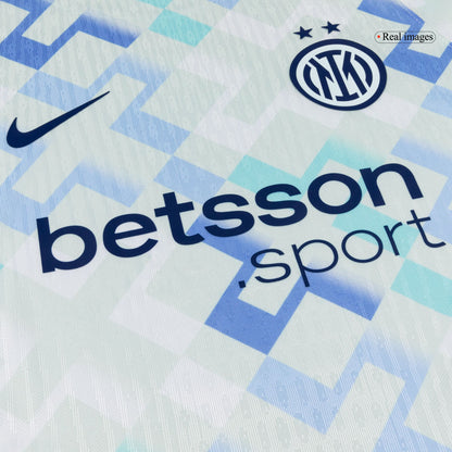 Inter Milan Mens Away Soccer Jersey 2025/26 Blue - Player Version