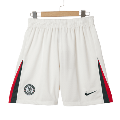 Chelsea Mens Away Soccer Shorts 2025/26 White