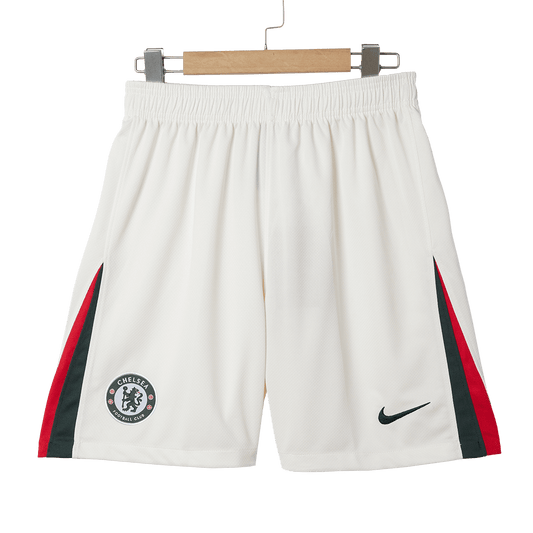 Chelsea Mens Away Soccer Shorts 2025/26 White