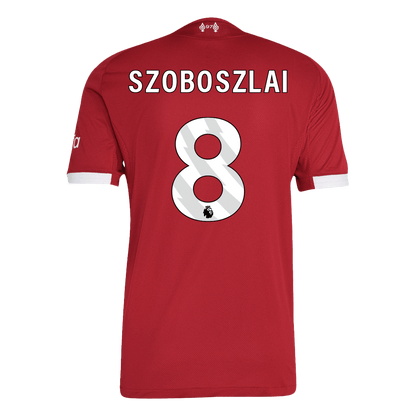 SZOBOSZLAI #8 Liverpool Mens Home Soccer Jersey 2025/26 Red - Player Version