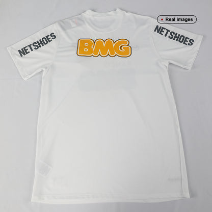 Retro Santos FC Mens Home Soccer Jersey 2011/12 White