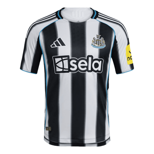 Newcastle United Mens Home Soccer Jersey 2025/26 Black&White - Player Version
