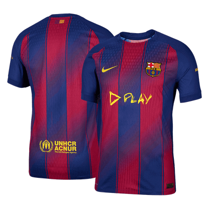 Barcelona Mens Home Soccer Jersey 2025/26 Red&Blue - Player Version