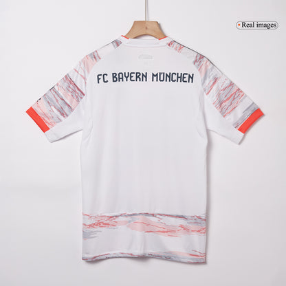 N.JACKSON #11 Bayern Munich Mens Away Soccer Jersey 2025/26 White