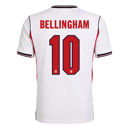 BELLINGHAM #10 England Mens Home Soccer Jersey World Cup 2026 White