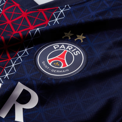 Champions of Europe #26 PSG Mens Home Soccer Jersey 2025/26 Navy [PREMIUM]