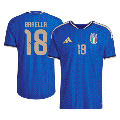 DARMIAN #13 Italy Mens Home Soccer Jersey World Cup 2026 Blue - Player Version
