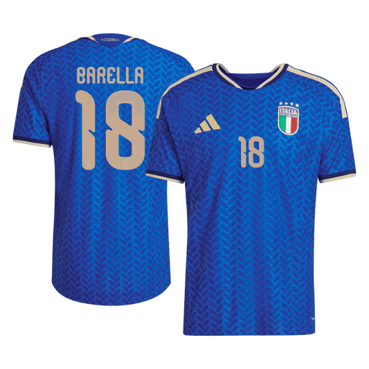 DARMIAN #13 Italy Mens Home Soccer Jersey World Cup 2026 Blue - Player Version