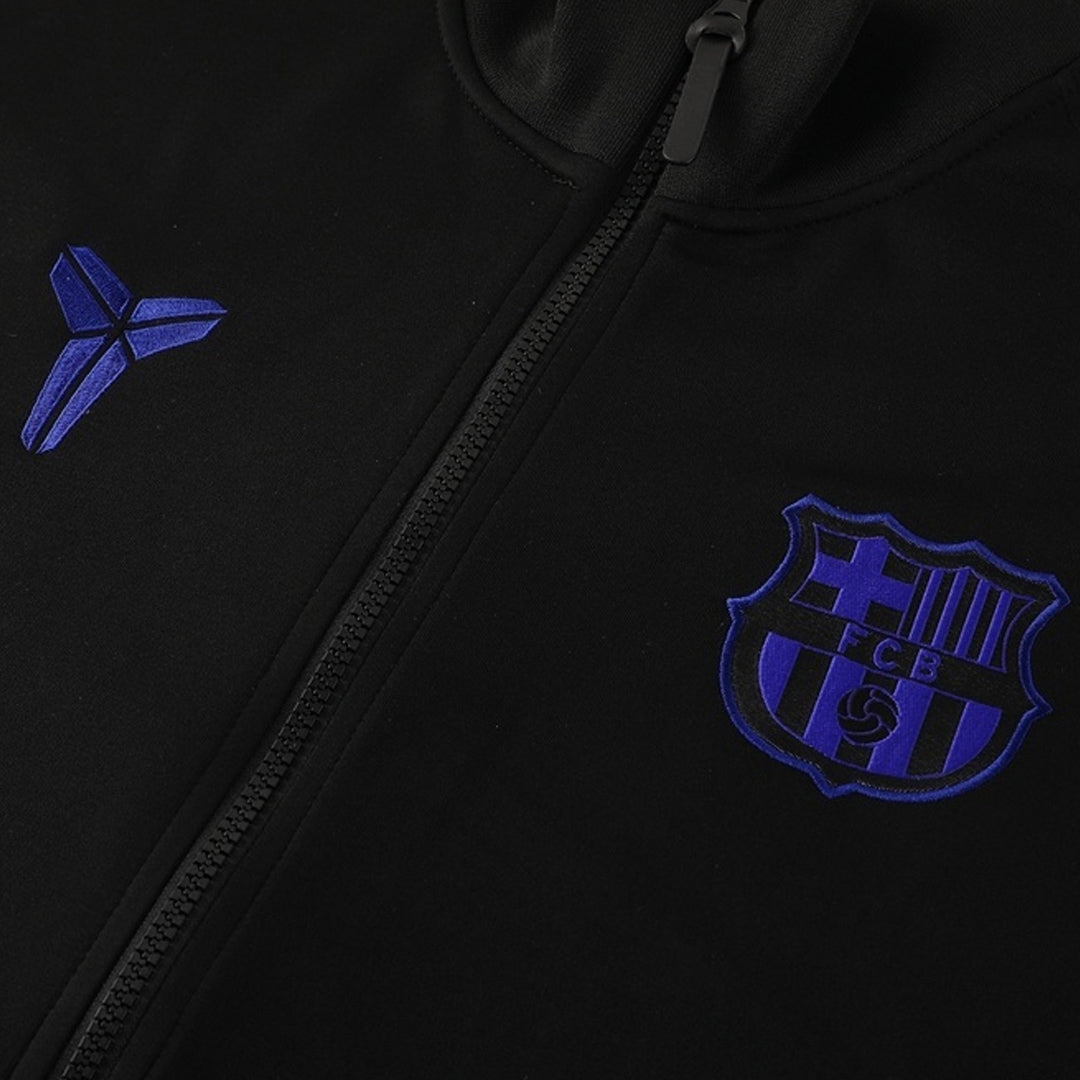 Barcelona Mens Home Training Tracksuit Kit 2025/26 Black&Purple