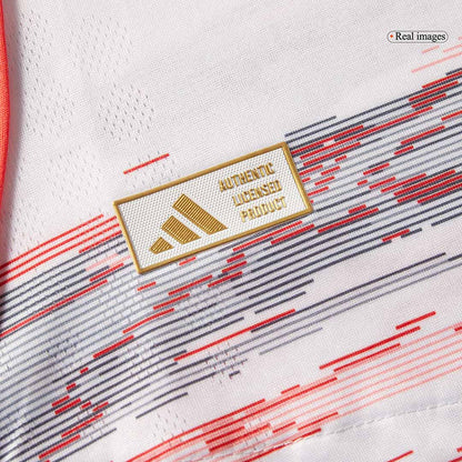 UPAMECANO #2 Bayern Munich Mens Away Soccer Jersey 2025/26 White - Player Version