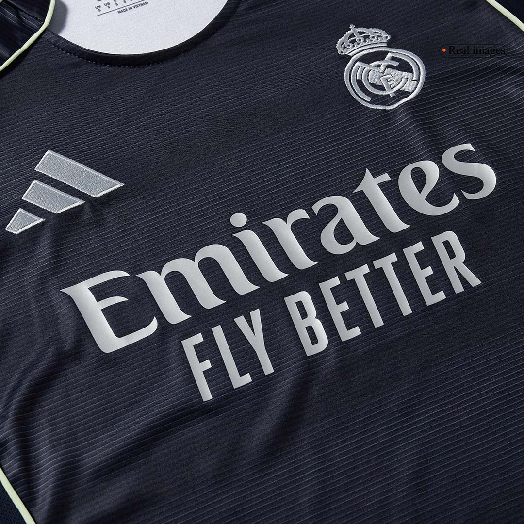 VALVERDE #8 Real Madrid Mens Away Soccer Jersey 2025/26 Navy [PREMIUM]