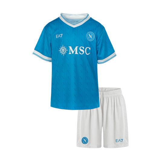 Napoli Kids Home Soccer Kit 2025/26 Blue