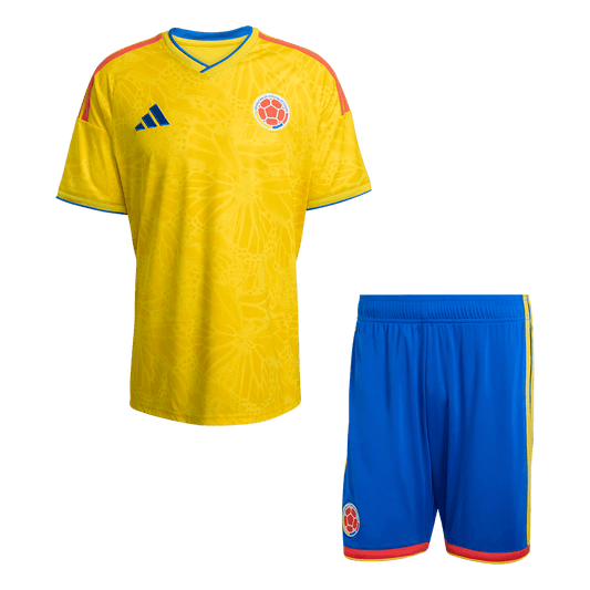 Colombia Mens Home Soccer Kit World Cup 2026 Yellow