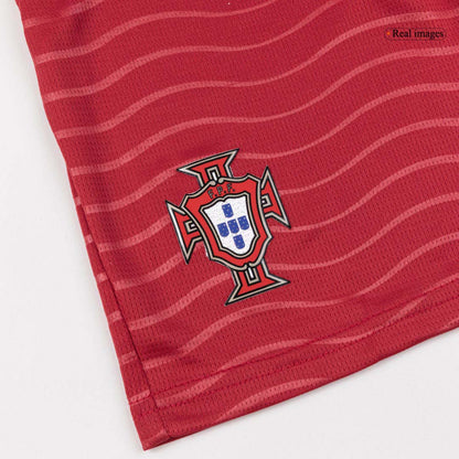 B. FERNANDES #8 Portugal Kids Home Soccer Kit World Cup 2026 Red [PREMIUM]