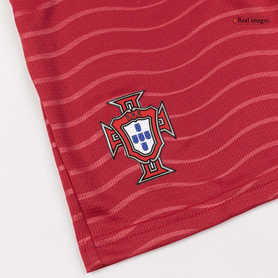 RONALDO #7 Portugal Kids Home Soccer Kit World Cup 2026 Red [PREMIUM]