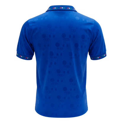 Retro Italy Mens Home Soccer Jersey 1994 Blue