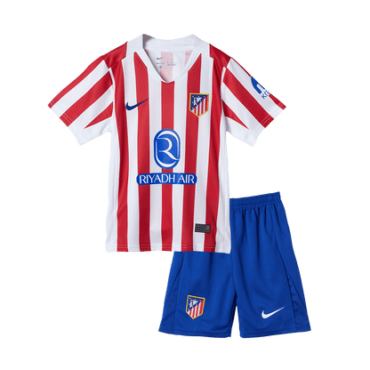 Atletico Madrid Kids Home Soccer Kit 2025/26 Red&White