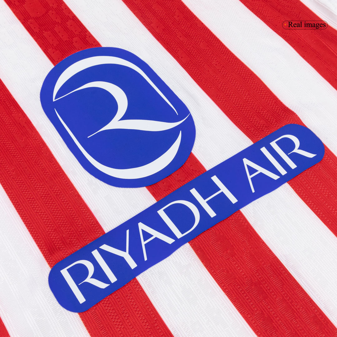 SØRLOTH #9 Atletico Madrid Mens Home Soccer Jersey 2025/26 Red&White - Player Version