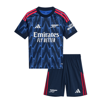 Arsenal Kids Away Soccer Kit 2025/26 Blue