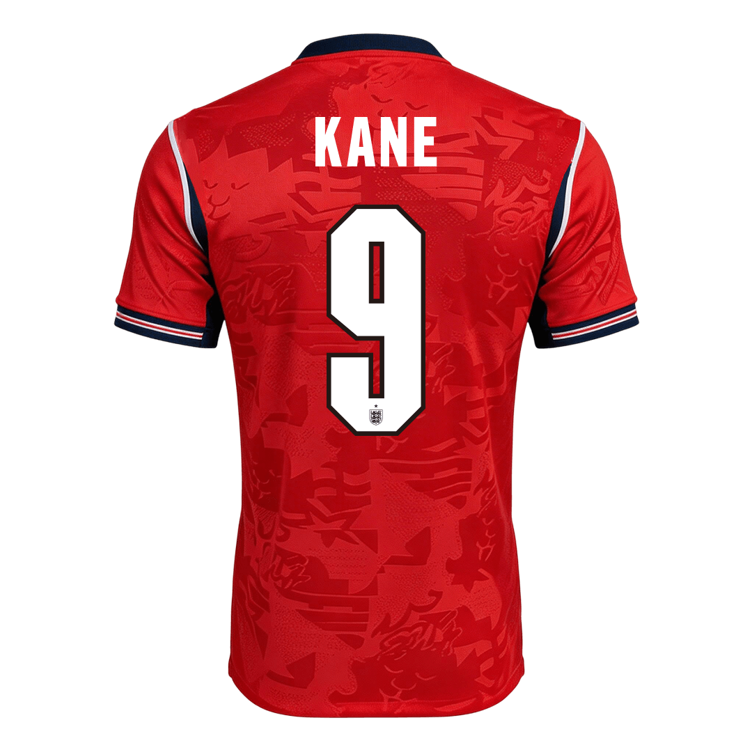 KANE #9 England Mens Away Soccer Jersey World Cup 2026 Red