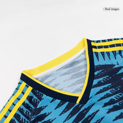 Colombia Mens Away Soccer Jersey World Cup 2026 Blue - Player Version
