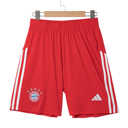Bayern Munich Mens Home Soccer Shorts 2025/26 Red