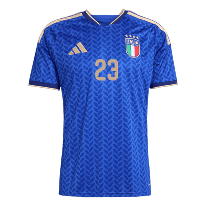BASTONI #23 Italy Mens Home Soccer Jersey World Cup 2026 Blue [PREMIUM]