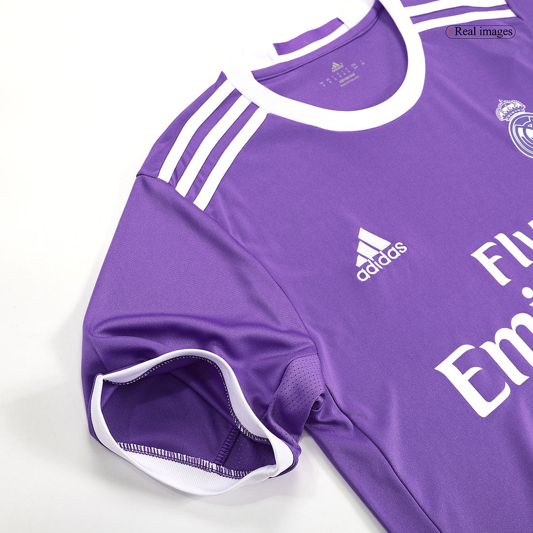 Retro RONALDO #7 Real Madrid Mens Away Soccer Jersey 2016/17 Purple