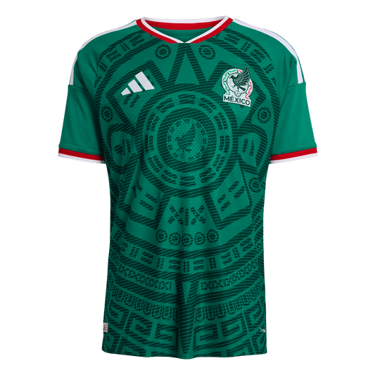 Mexico Mens Home Soccer Jersey World Cup 2026 Green - Player Version