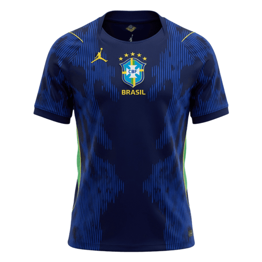 Brazil Mens Away Soccer Jersey World Cup 2026 Navy