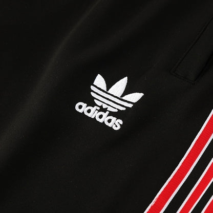 Manchester United Mens Training Tracksuit Kit 2025/26 Red&Black