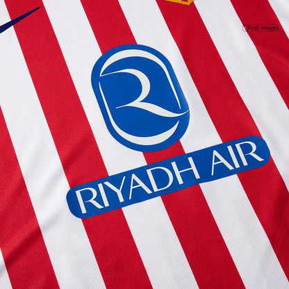GRIEZMANN #7 Atletico Madrid Mens Home Soccer Jersey 2025/26 Red&White