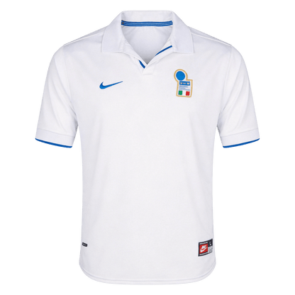 Retro Italy Mens Away Soccer Jersey 1998 White
