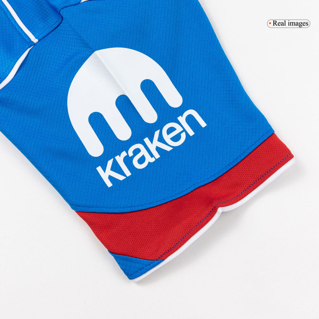 SØRLOTH #9 Atletico Madrid Mens Third Away Soccer Jersey 2025/26 Blue