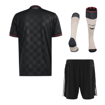 Bayern Munich Mens Third Away Soccer Full Set 2025/26 Black
